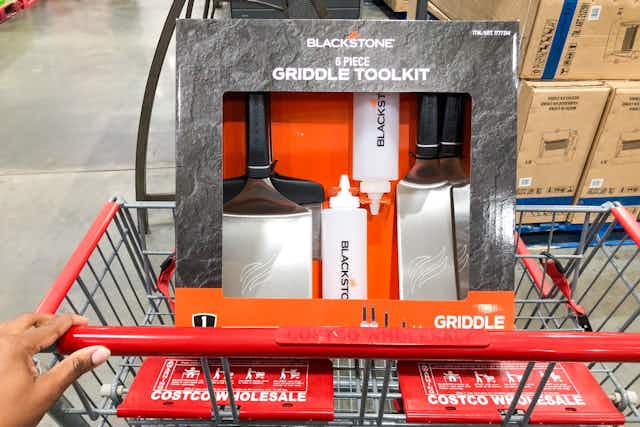 Costco’s Father’s Day Deal: Blackstone Griddle Tool Kit, Only $19.99 card image