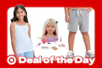 kids' tank top, OG doll styling head, and toddler shorts