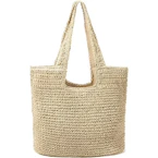 Straw Beach Bag