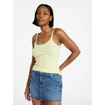 No Boundaries Women's Pointelle Tank