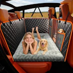 Dog Back Seat Extender with Bed Mat