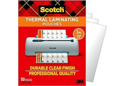 Scotch Thermal Laminating Pouches
