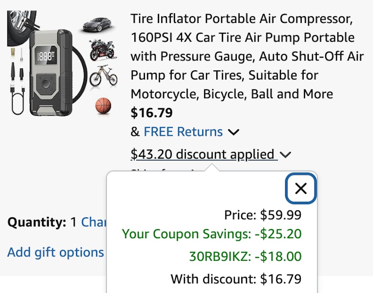 Tire inflator cart