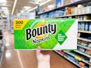 bounty napkins in store