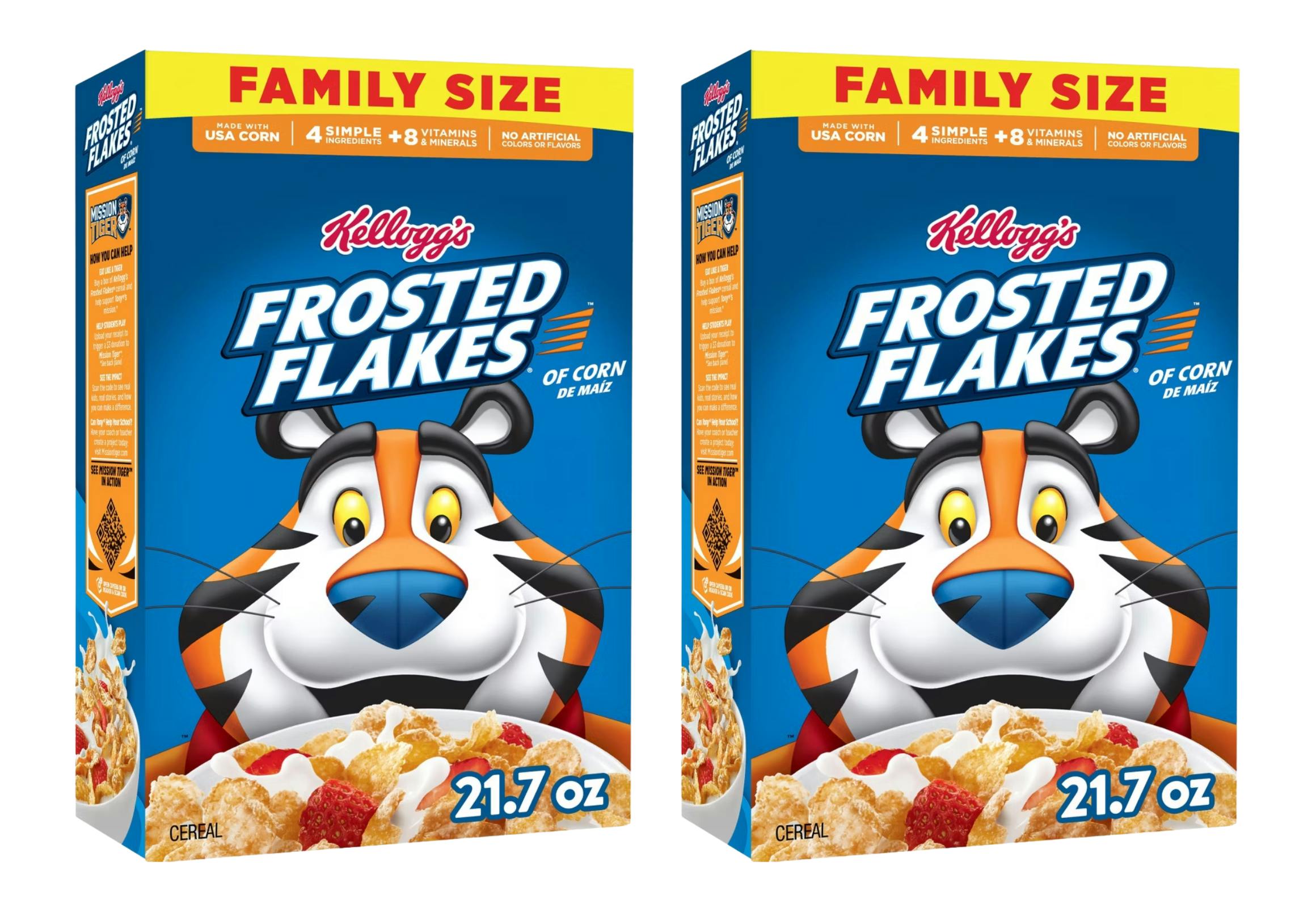 2 Frosted Flakes Cereals