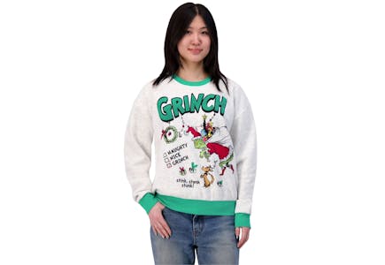 Adult Grinch Holiday Sweater