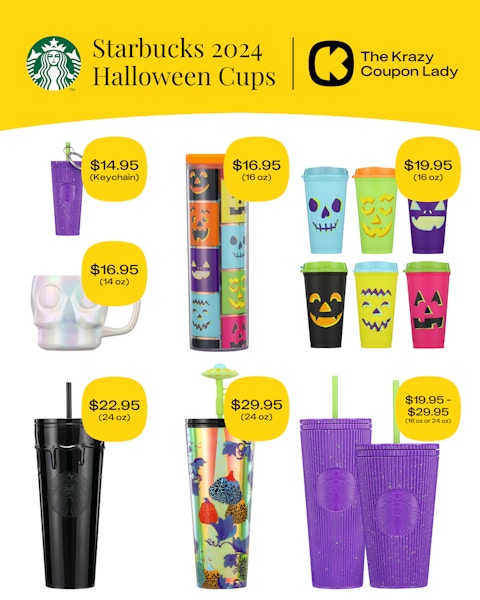 Starbucks 2024 Halloween Cups