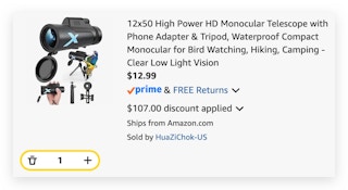 High Power HD Monocular Telescope