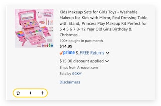 kids makeup set