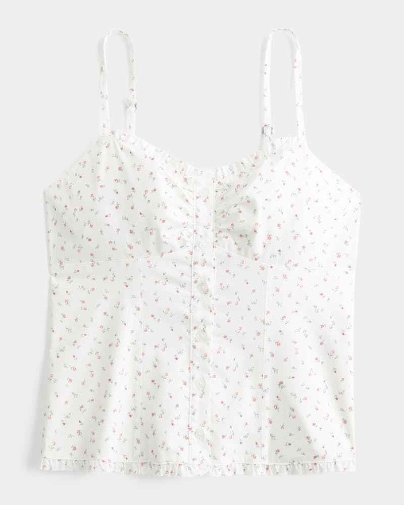 Hollister Button Front Tank