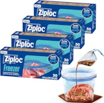 Ziploc Gallon Freezer Bags 4-Pack