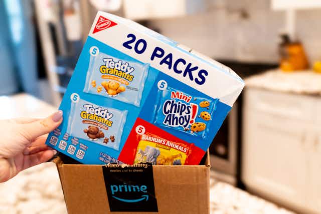 New 35% Off Coupon for Nabisco Snack Packs on Amazon card image