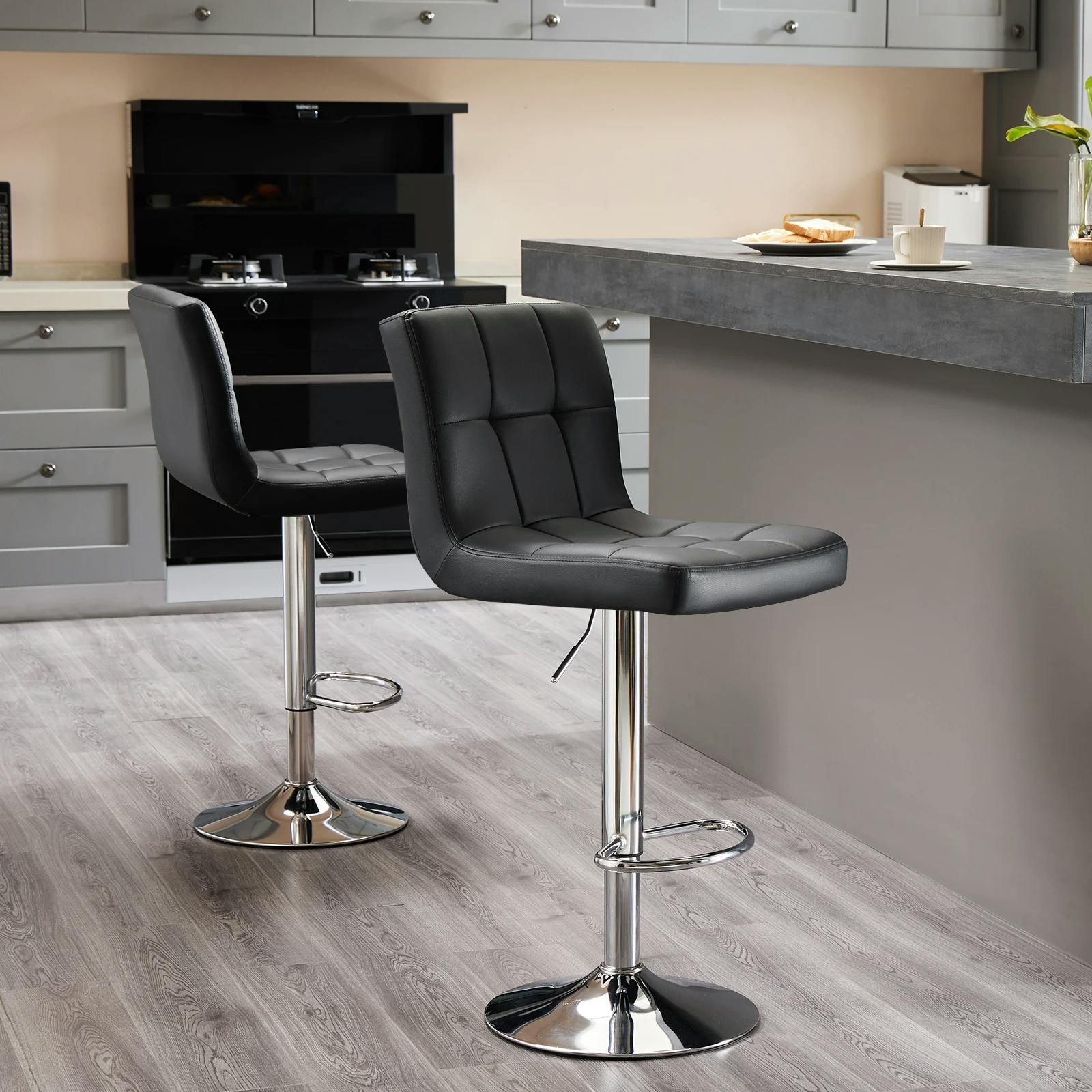 PU Leather Bar Stools