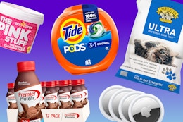 What’s on Sale at Amazon Today? Protein Shakes, Cat Litter, Tide Pods, and More card image