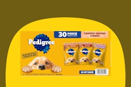Pedigree Wet Dog Food 30-Pack, as Low as $16 on Amazon card image