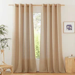 NICETOWN Linen Semi Sheer Curtains