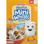 2 Frosted Mini Wheats Cereal Boxes