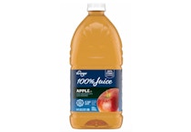 2 Kroger Apple Juice Bottles