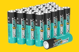 AAA Alkaline Batteries 24-Pack, as Low as $3.98 on Amazon card image