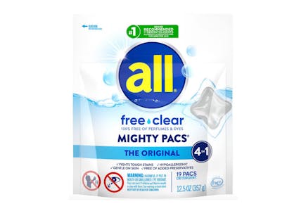 All Mighty Pacs Detergent