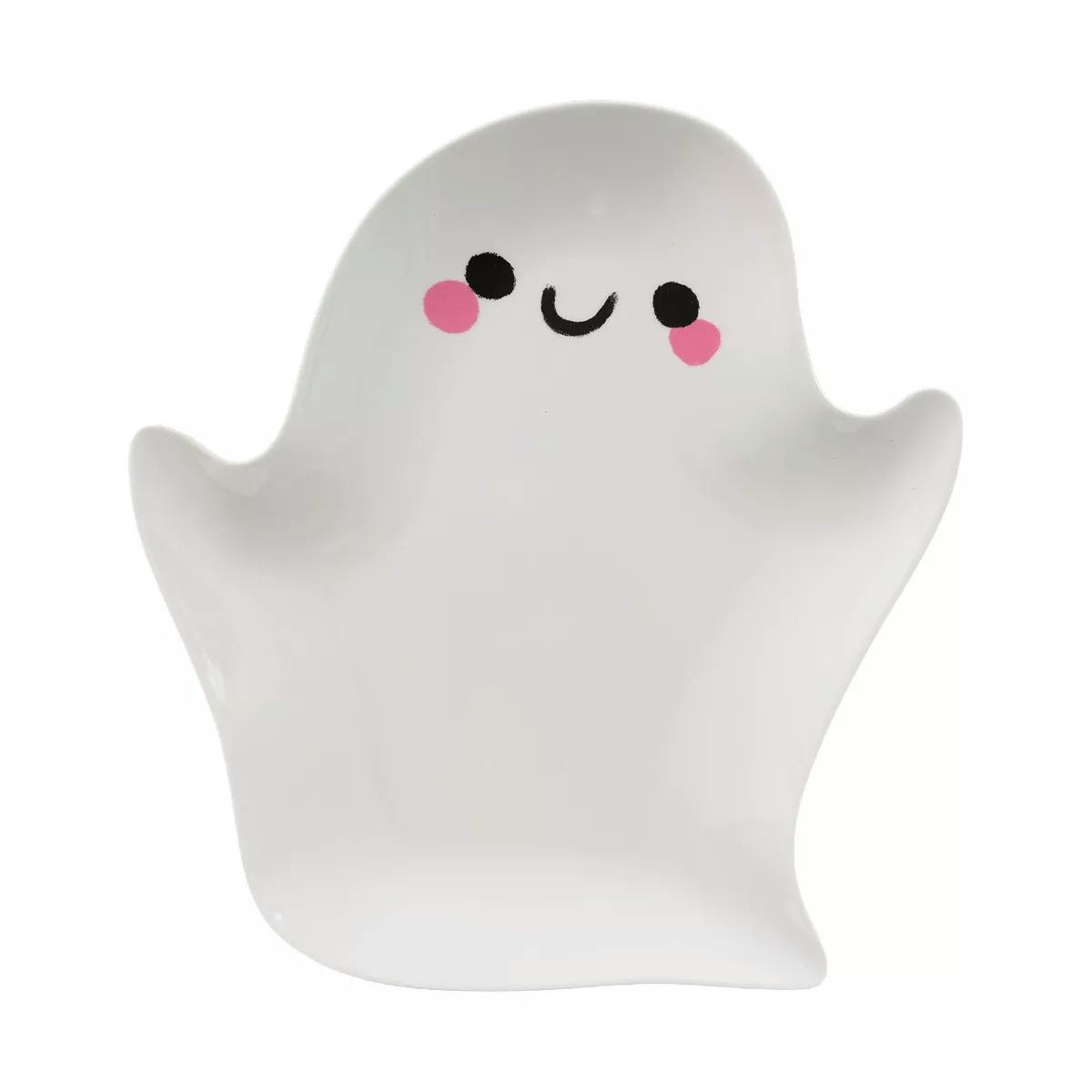 Halloween Figural Ghost Plate