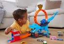walmart hot wheels t-rex playset