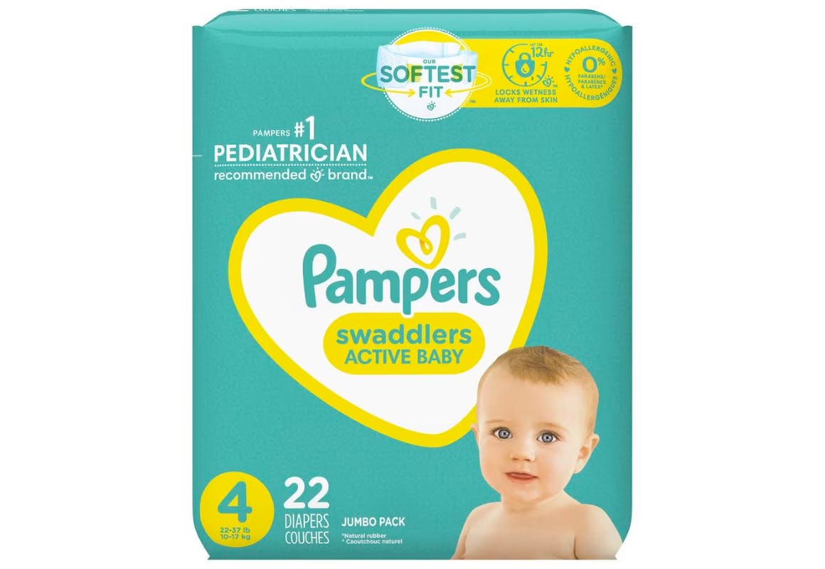 2 Pampers Diapers