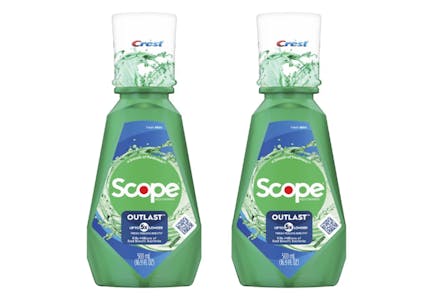 2 Crest Mouthwashes