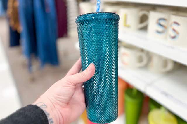 Opalhouse Studded Straw Tumblers, Only $4.75 at Target (Reg. $10) card image