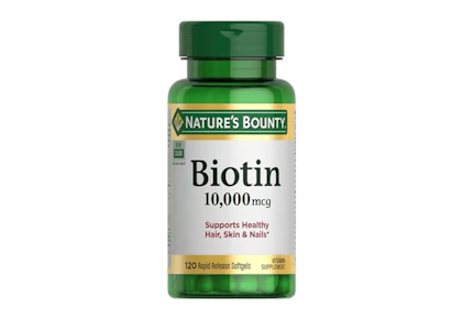 Nature's Bounty Biotin Vitamins