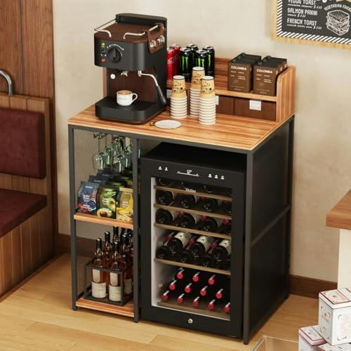 Mini Fridge & Microwave Stand