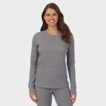 Women's Waffle Thermal Crewneck