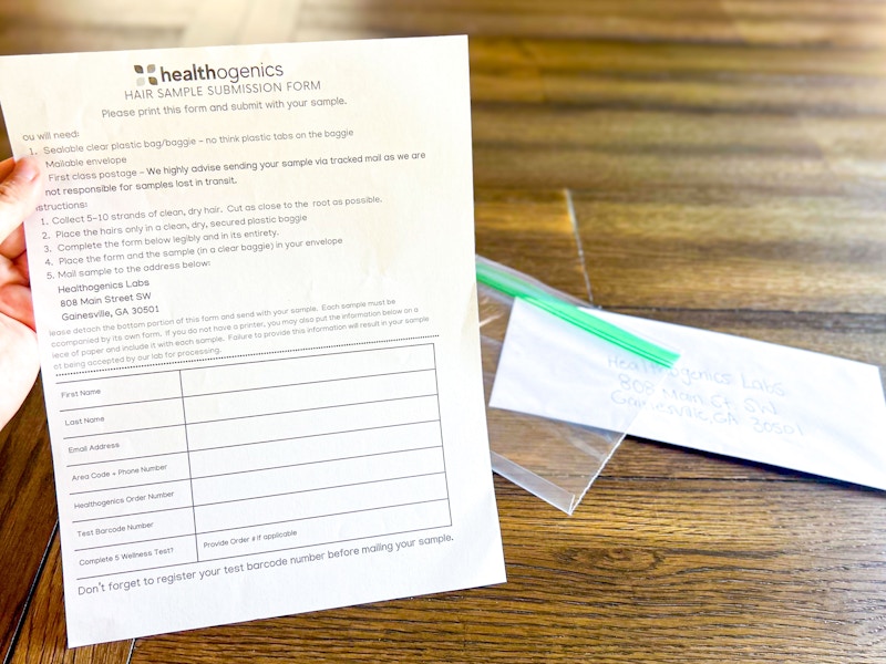 healthogenics test paper