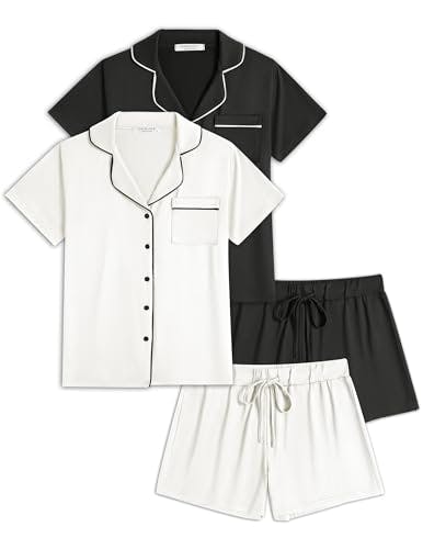 Ekouaer Women's Pajama 2-Pack