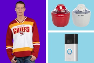 free ship day at HSN: ring doorbell, ice cream maker, NFL jersey top