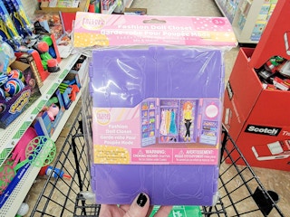 fold out fashion doll closet