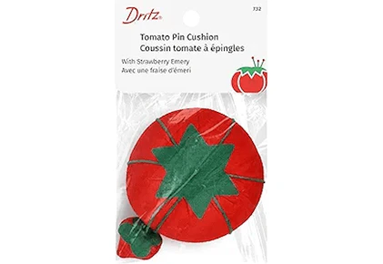 Dritz Tomato Pin Cushion, Red