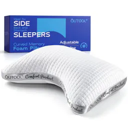 Cooling Crescent Side Sleeper Pillow