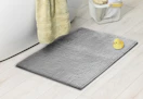 gray memory foam bath rug