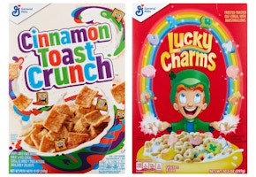 2 General Mills Cereal Boxes