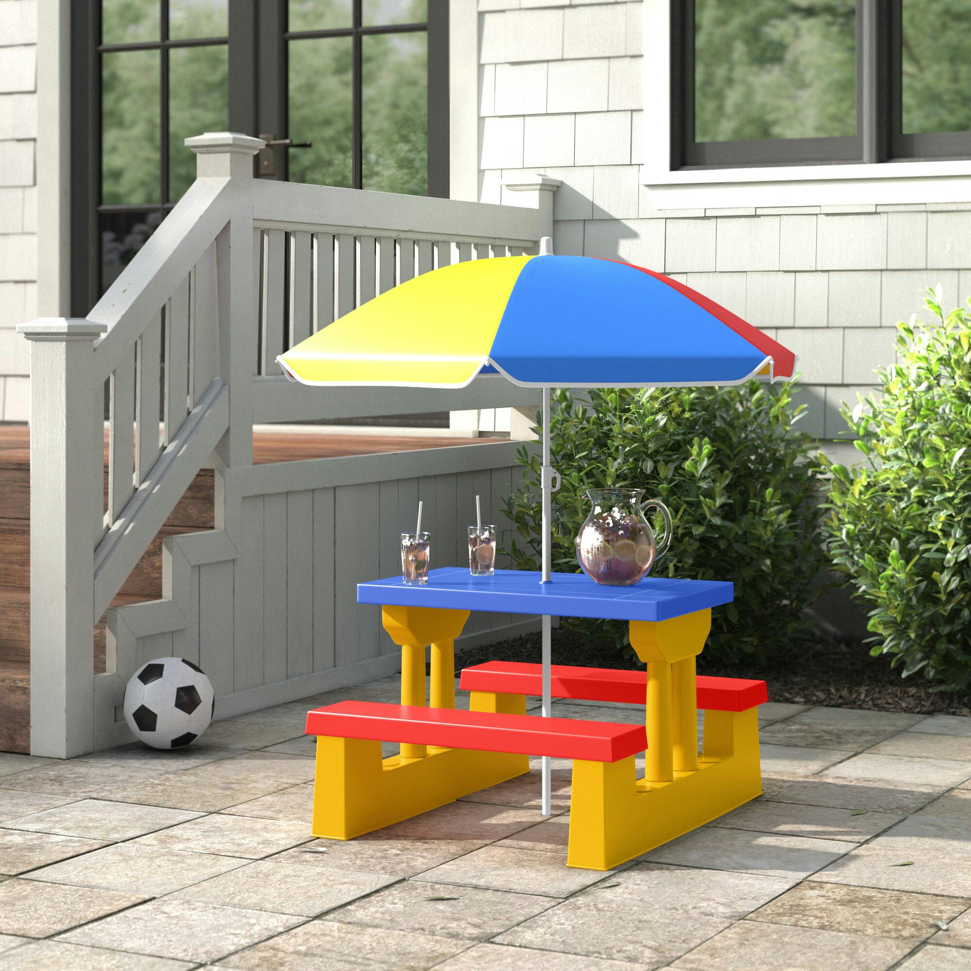 Kids' Outdoor Picnic Table Set