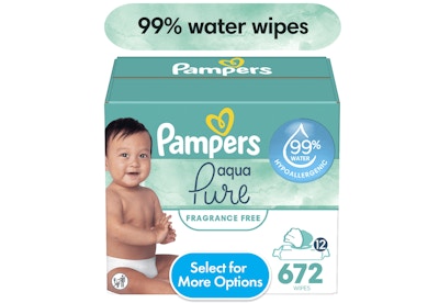 Pampers Aqua Pure Baby Wipes