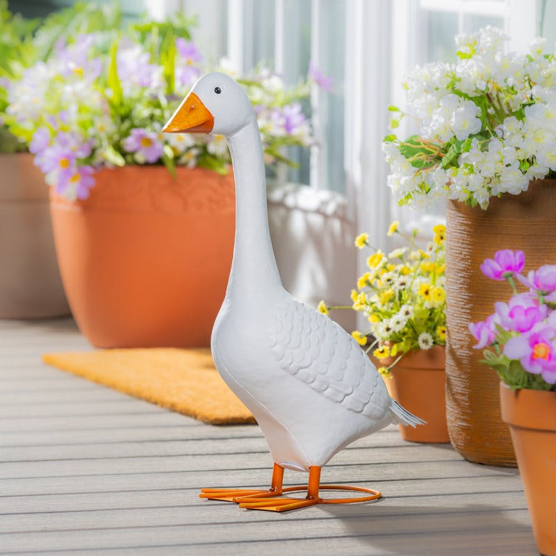 Porch Goose Statue