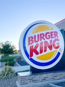 large outside burger king sign