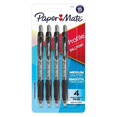 Paper Mate Profile Pens 4-Pack