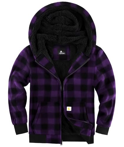Kids' Fleece-Lined Zip-Up Hoodie