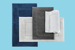 Hotel Style Organic Cotton Bath Rugs in 4 colors