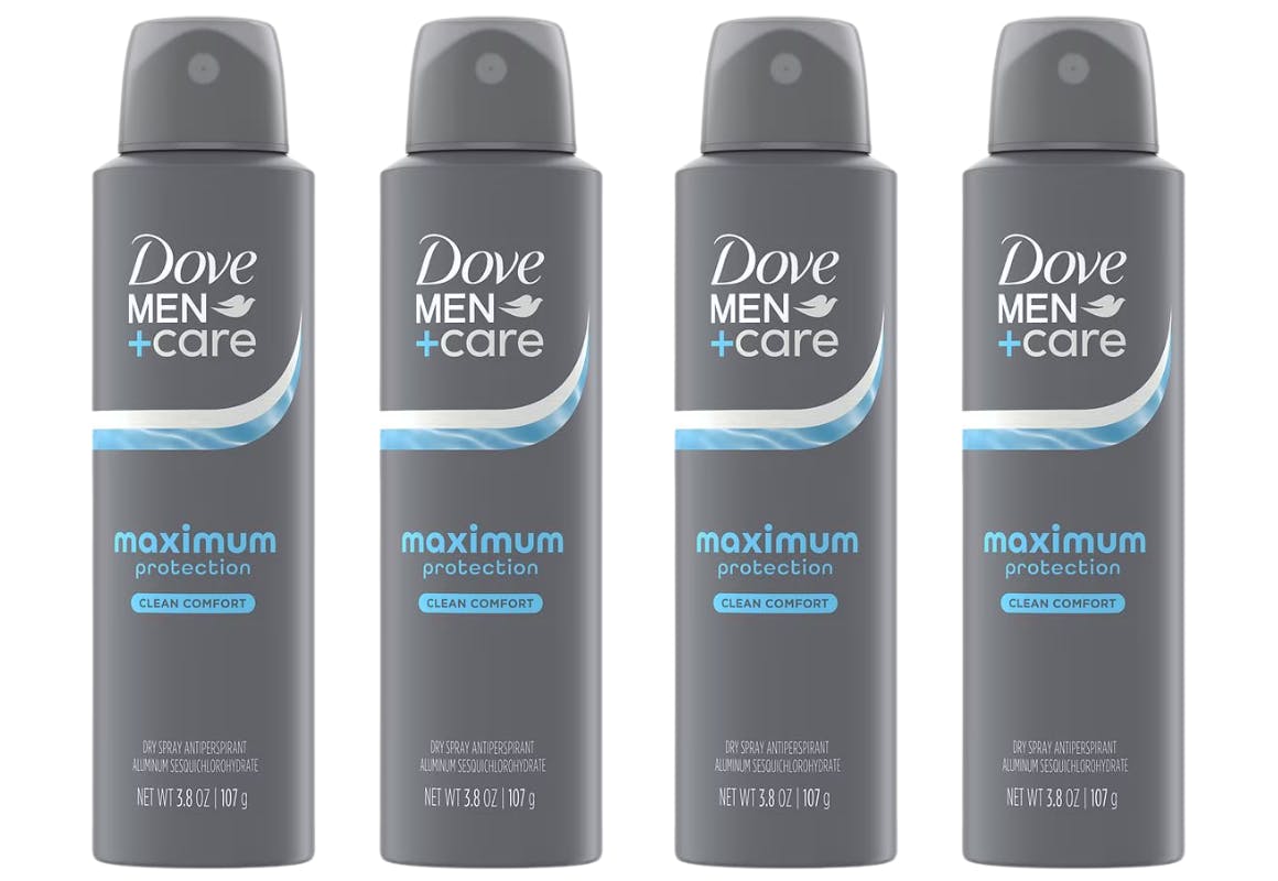 4 Dove Men+Care Dry Sprays