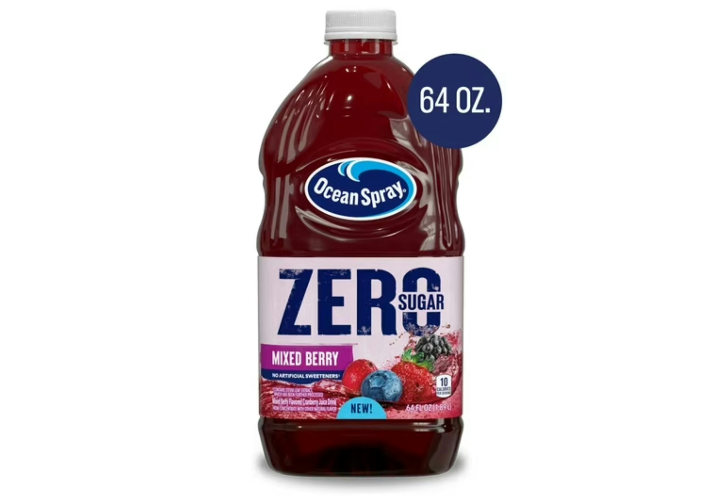 2 Ocean Spray Juice Bottles