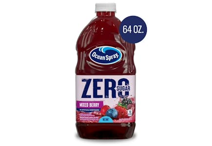 2 Ocean Spray Juice Bottles